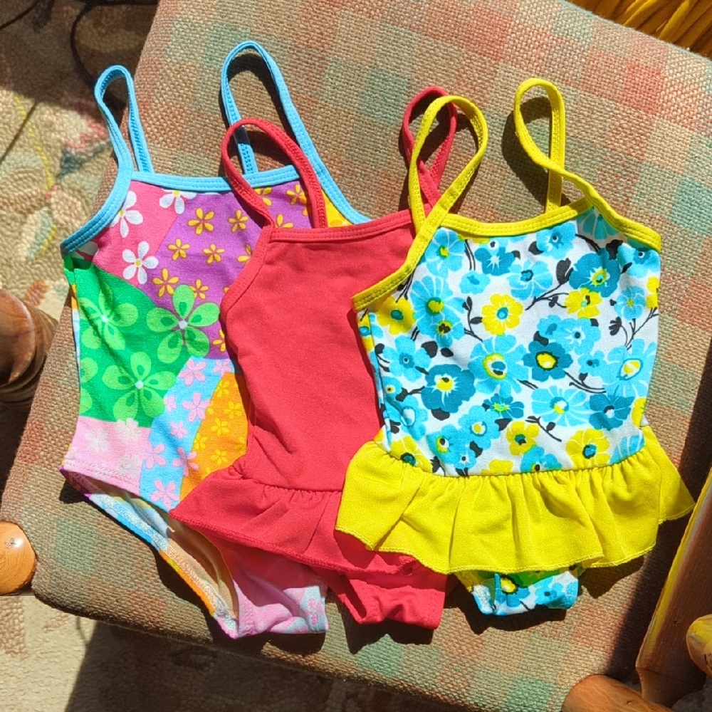 One-Piece Swimsuit Bundle For Baby, Max Grey, 6-9mo